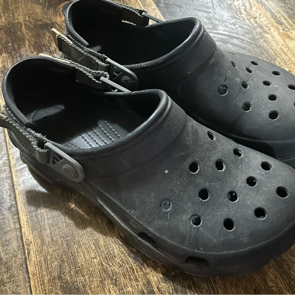 Crocs Mens Classic All Terrain‎ Clog Black Size Mens 9 Womens 11